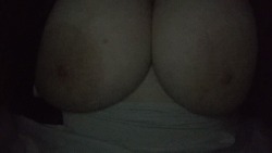 daddysbbwslut5:  Reblog if you wanna slide your cock between my huge titsDaddy loves it when he forces me to send horny men photos of my big juicy tits to make their cocks as hard as I make his!!!! 😈😈 @jackob227 