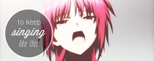 muichirous:  “That’s my life. To keep singing on like this.That’s the meaning