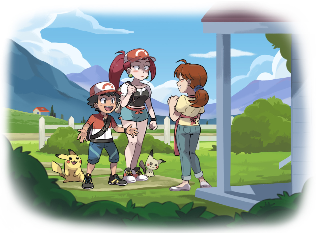 creativelycrazyfangirl: yamujiburo:  yamujiburo: AU where Jessie and Ash travel together