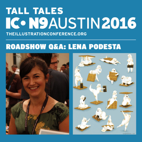 theillustrationconference:Roadshow Q&A: Lena PodestaWith the Call for Applications for ROADSHOW: