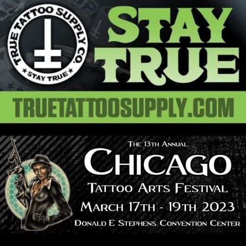 See you this weekend Chicago! That’s right, @truetattoosupply and @truetubes will be at the 13th annual @villainarts Chicago Tattoo Arts Festival! Swing by the booth for some True Tattoo Supplies! Stay New! Stay True! @truetubes @truetattoosupply...