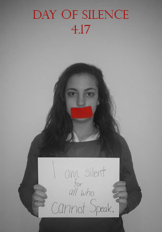 star-scout:  My School makes these posters for day of Silence every year. 2015