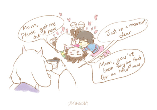 cryingjay:Gosh, children nowadays are very ruthless to their siblings.RIP Chara+ Bonus