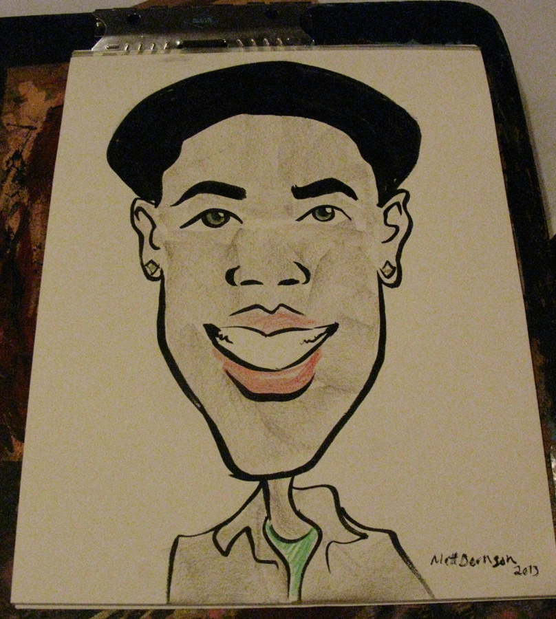 More caricatures from a birthday party I did.  