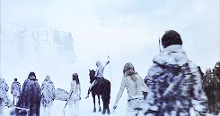aryastarks:Game of Thrones meme - Seven quotes- [3/7]“When the snows fall a hundred feet deep 