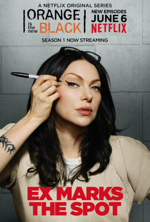 oitnbmusic:  Orange is The New Black - season 2 posters [via yahoo] 