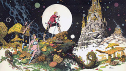 ymirr: I suppose most people have a favorite type of art, and mine is right here. The 70-90’s fantasy scifi art. And starting with one of my most favorite piece of all time by Al Williamson. There is something about that art from that time, from those