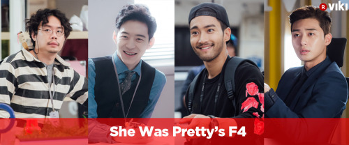 Meet the new F4. See this fearsome foursome in action in ‘She Was Pretty’ – http:/