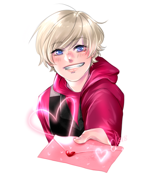 suckmyicelandick: i have a new tablet and it’s awkward to draw with it but HAPPY VALENTINES Y&