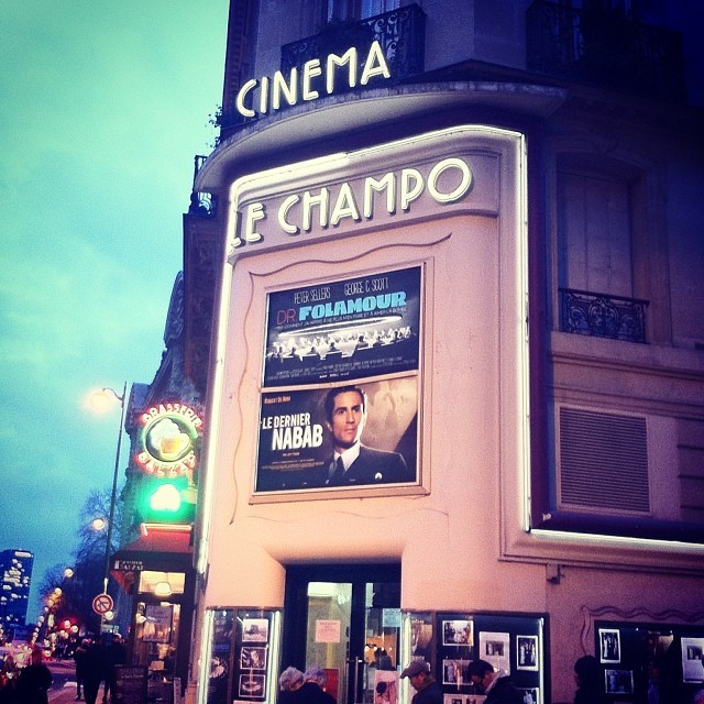 #cinema #champollion #lechampo one of the many independent #movie #theatres in #Paris ’s #latinquarter (at Le Champo)