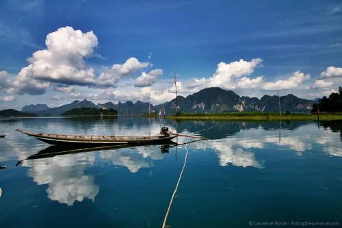  Long tail boat on Khao Sok lake, Thailand 