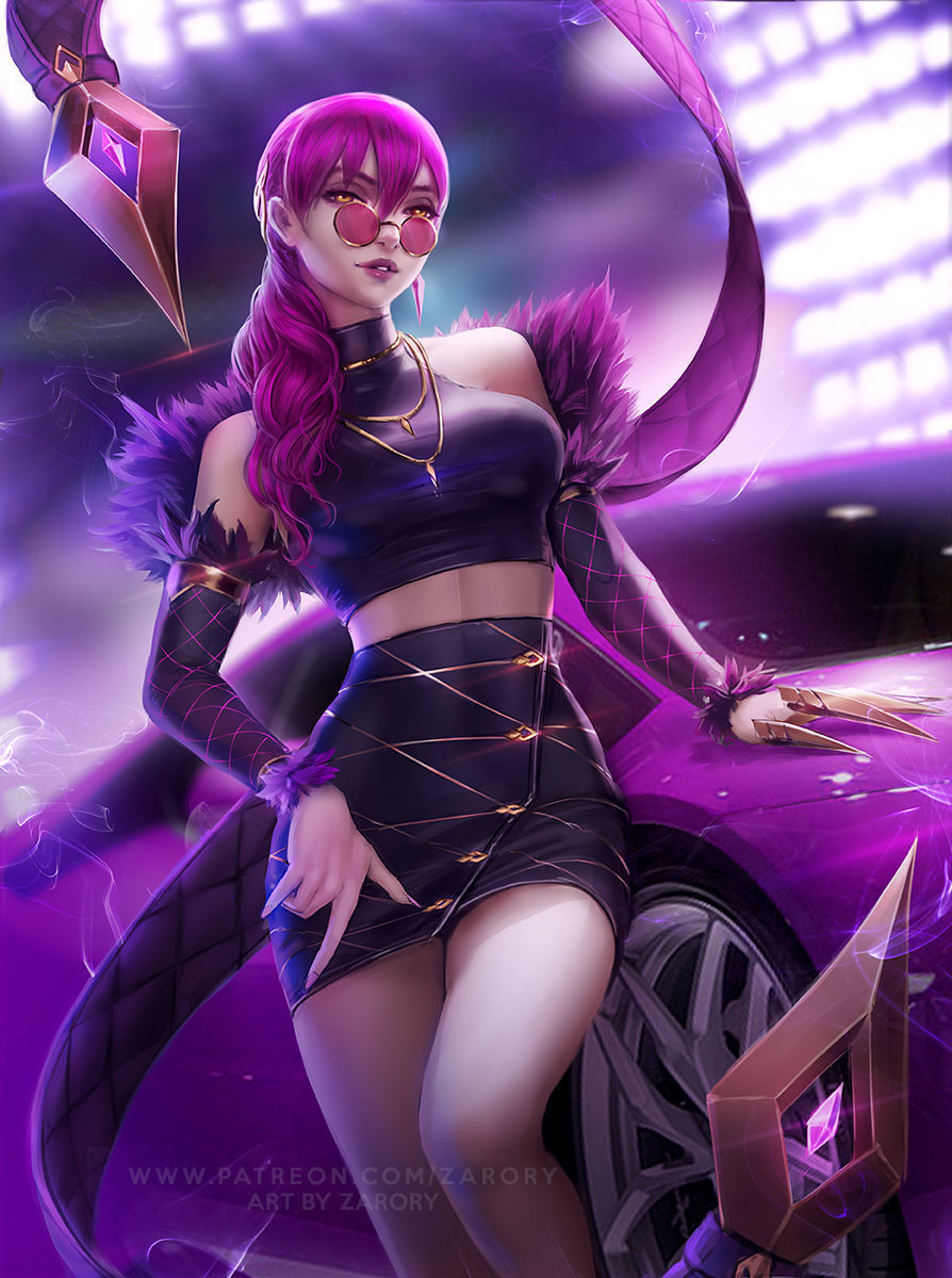 K Da Evelynn Skin League Of Legends Riot 15 Jan 2019 Random