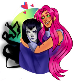 mo0gs:a really quick warm up ;________;; watched a lot of teen titans this morning felt like doodling these two.