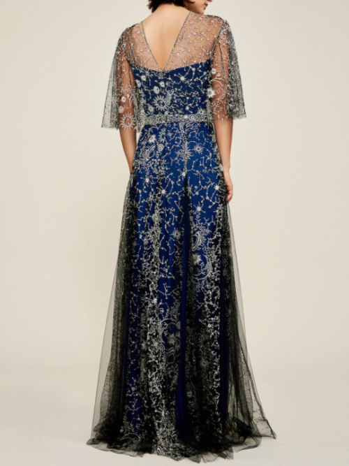 chandelyer:Tadashi Shoij Cosmos inspired gowns