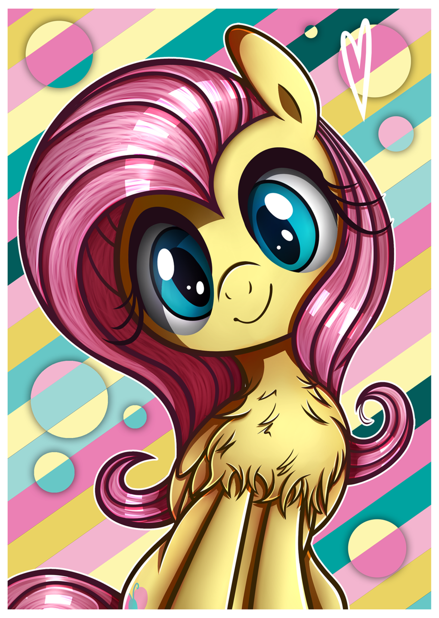 projectrobert:cocoa-bean-loves-fluttershy:  Fluttershy by Vocalmaker  Cute ^w^  ^w^!