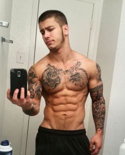 twistedssmoker:  filthyroughkinkfuck:  crawdu:  Michael Hoffman  fresh ink  Beautiful  My Boyfriend