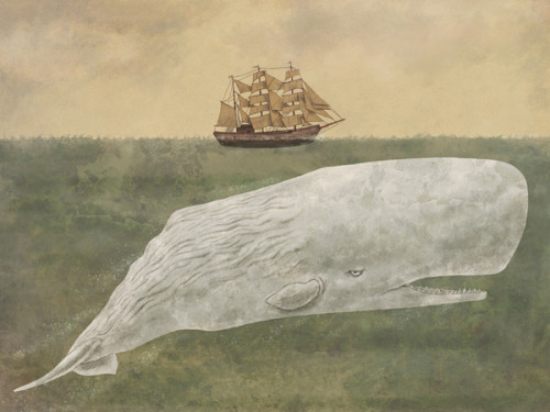 sweetest-creature: bestof-society6: ART PRINTS BY TERRY FAN The Whale  Extinction  Cloud M