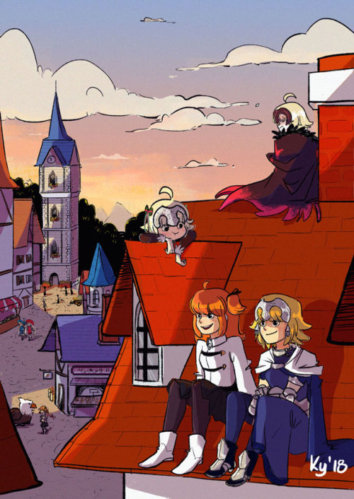 Here is the full piece i made for the Fate/Guda Order zine!! This zine was about Gudako & the se