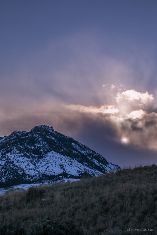 Sun, Cloud, and MountainDedicated to Sara @ponderation &lt;3  &copy; riverwindphotography, March, 20