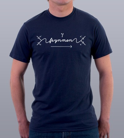 Feynman Diagram shirt on Nerdyshirts