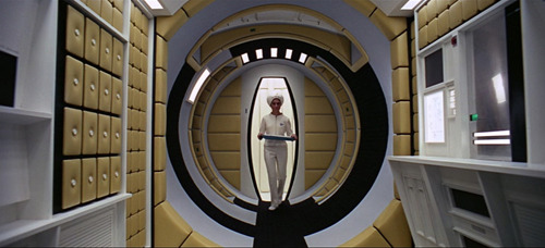 thefilmfatale:  The symmetry of Stanley Kubrick’s 2001: A Space Odyssey (1968) 