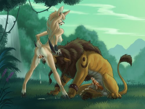 Anthro on feral rule 34