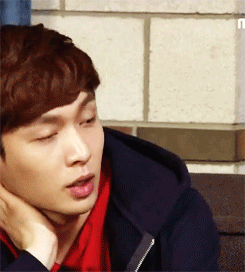 dorkyixing:  [44/∞] Lay gifs: showing his enthusiasm and then goes back to being