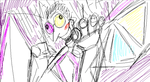 Quick Scribble Doodle Of Spampton For Day 5, I've Got A Math Test Soon Lol.
