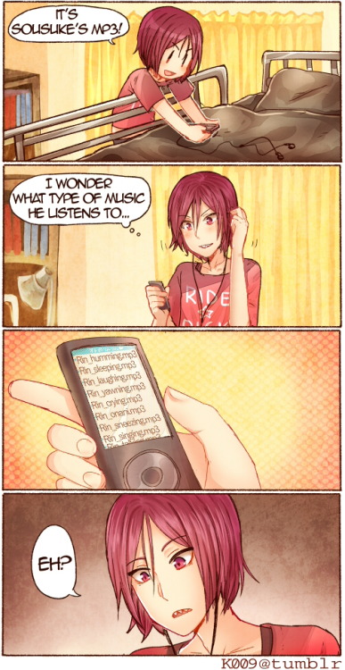 k009:  Sousuke has great taste in music. 