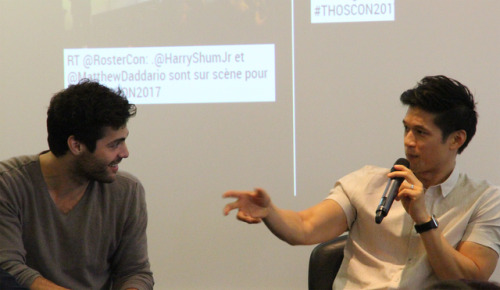 Have some Matt and Harry Pictures from #THOSCon in Paris. Feel free to use any way you would li