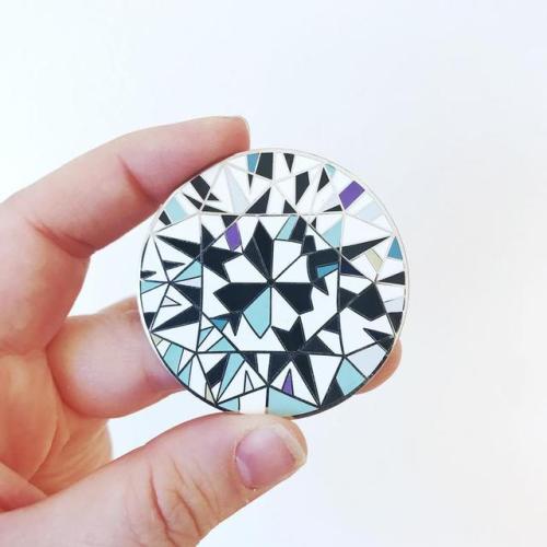 Diamond Enamel Pin //Diamondoodles