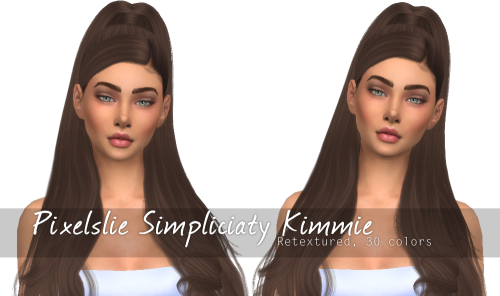 Simpliciaty Kimmie retextured!- 30 natural colours- Custom thumbnail- Mesh NOT included- Credits to 