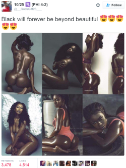 hustleinatrap:    The problem is that the white media set this trend of “appreciation” which is being constantly based on the sexualization of dark skinned women. This is fake as fuck. Where is their appreciation of different body types? And why the