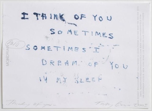 skullbonez:Sometimes… Tracey Emin