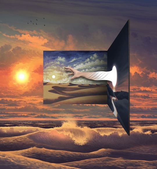 realsurrealfeel:  “Reaching For What’s Real” by Jeffrey Smith