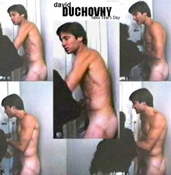 bestnudemalecelebs:  David Duchovny showing the cock