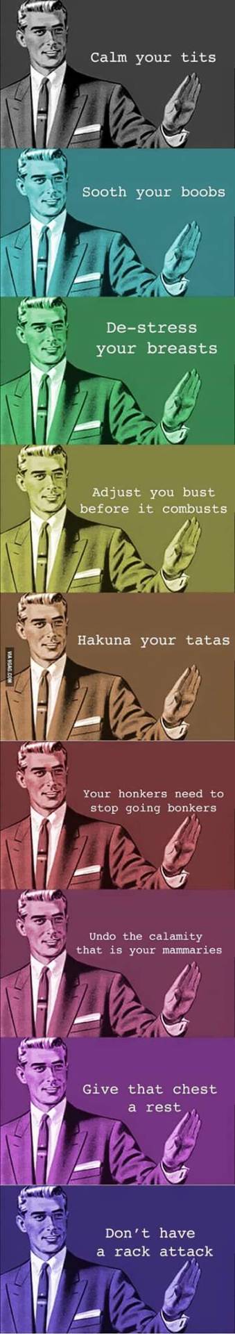 devnikki:  nughtyhumor:  Titty slams  Omfg I needed that laugh today 