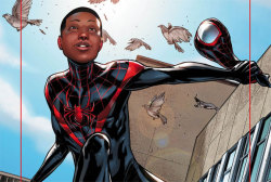 the-secret-mind:  Miles Morales as Ultimate Spider Man, which is such a good idea…