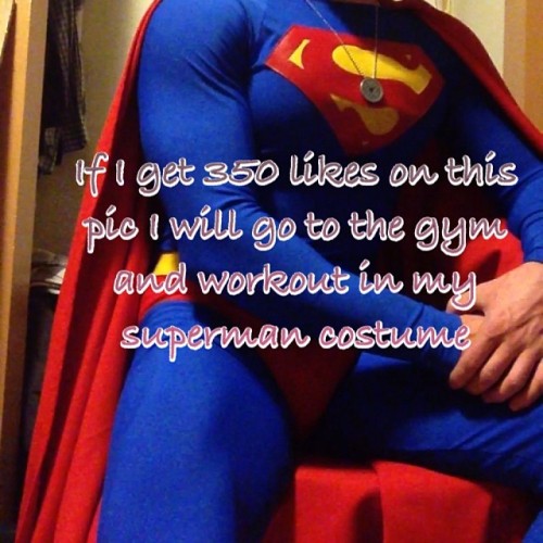 spandextights:  Click on pic and help jjmanofsteel reach his goal.  Click “like” when you’re on his 