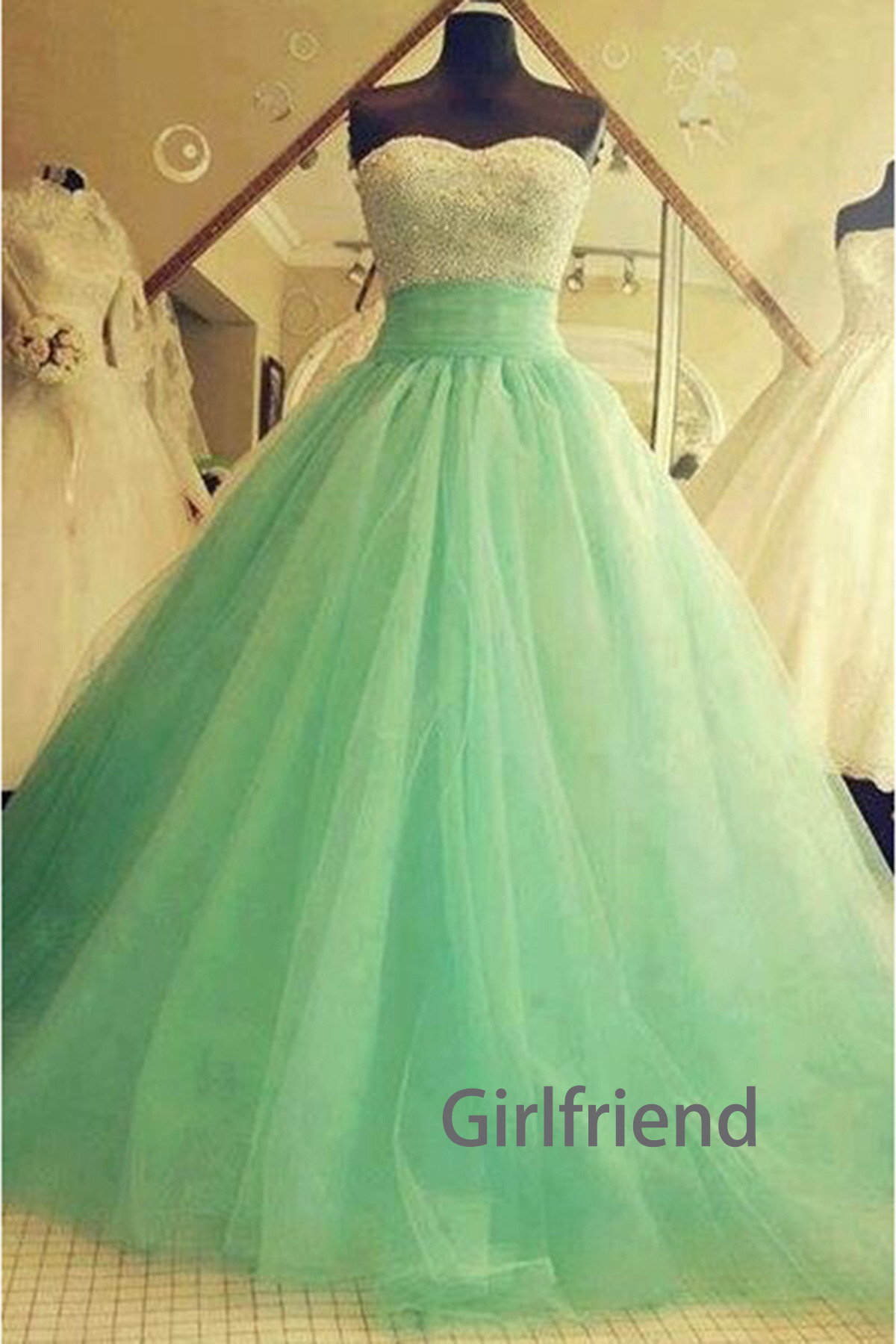 girlfriendpromdress:  http://girlfriend.storenvy.com/products/3690580-sweetheart-slim-tulle-floor-length-prom-dress-evening-dress