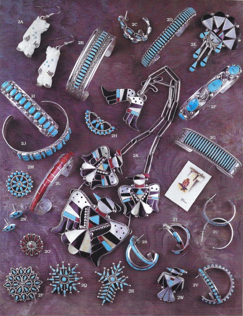little-huitzil: Pueblo of Zuni Arts & Crafts Catalogue | June 1996 Artist IDs are under the cut 