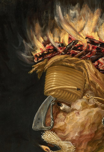 Feuer / Wasser
(details)by Giuseppe Arcimboldo (Milanese, 1527 – 1593)
oil on panel, 1566Kunsthistorisches Museum #673586125705707520/7nFX8nSk#Giuseppe Arcimboldo#Firearms #The Four Elements  #Holy Roman Empire #16th century#1566#Renaissance#Chondrichthyes#Osteichthyes#Arthropoda#Malacostraca #Order of the Golden Fleece #Kunsthistorisches Museum#military #oil on panel #fire#water#allegorical#paintings