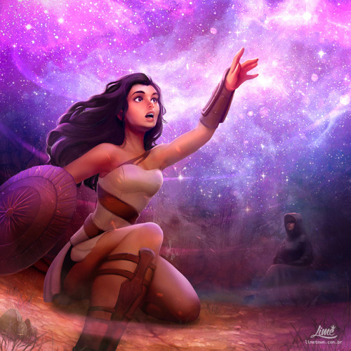 limetownstudios: “Diana and the Oracle” ✨Illustration we created for Litjoy Crate based on a scene o