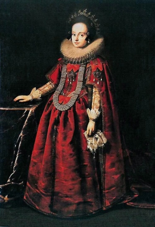 Portrait of Constance of Austria,Queen of Poland by Peter Danckerts de Rij from 17th century and a s