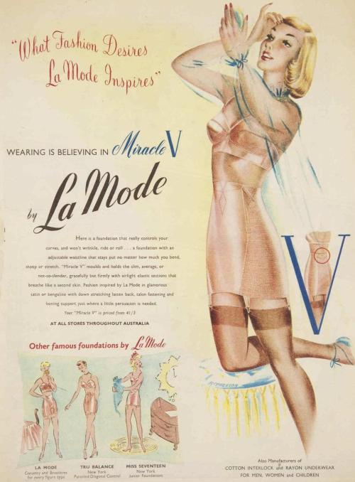 mid-centurylove: Wearing is believing, 1950