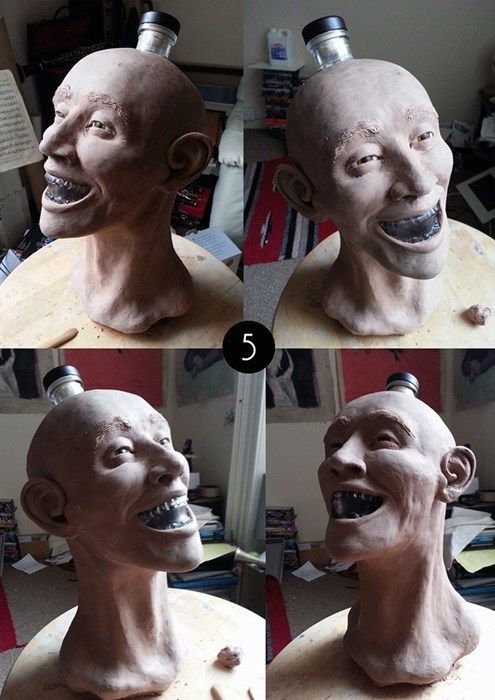 memewhore:  Forensic scientist recreates the face of the Crystal Skull Vodka bottle. 
