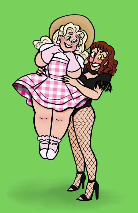 Oo Oo Oo OO!!! U SHOULD DRAW AZIRAPHALE AND CROWLEY IN TRIXIE MATTEL AND KATYA'S STYLES!!!!!!!!! THAT