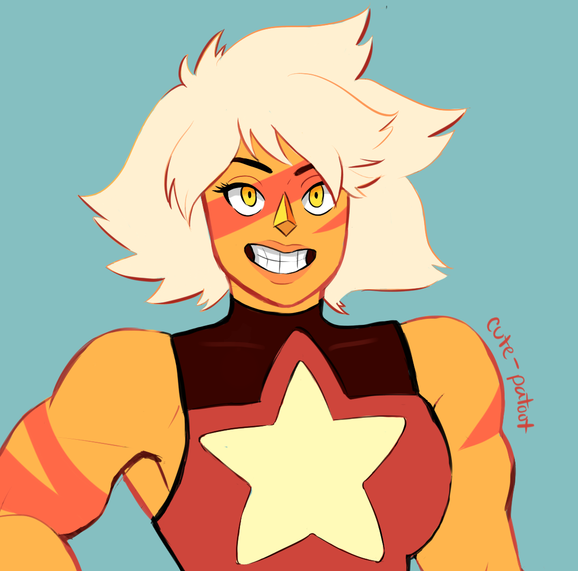 cute-patoot:  Crystal Gem Jasper bc a girl can dream  couldn’t decide which one