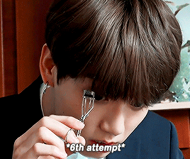 Jungkook Is Not Impressed With The Eyelash Curler