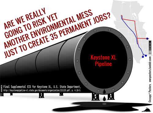 owsposters:“Keystone XL Pipeline’s 35 Permanent JobsSOURCE: “Final Supplemental EIS for Keysto